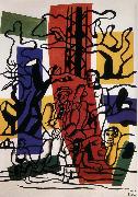 Fernard Leger Outing segment oil painting